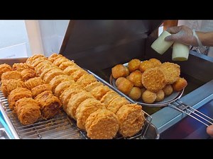 Unique！Fried Spring Roll Taro Cake, Fried Buns / 春捲皮包芋頭！古早味芋頭餅, 芋鳳球, 芋泥球