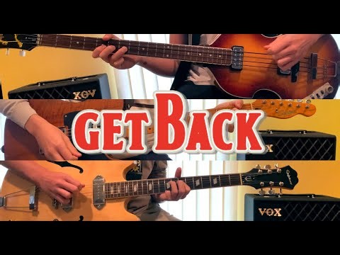 Get Back - The Beatles (Guitar and Bass Cover)