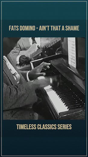 Fats Domino - Ain't That a Shame (1956) ... 🎧 Watch and enjoy the song: https://hitsofthepast.topgreatsong.com/aint-that-a-shame-fats-domino/?utm_source=facebook&utm_medium=preel&utm_campaign=goldenoldiesforever | Golden Oldies Forever