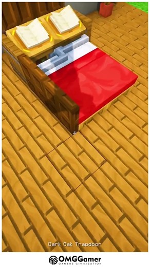 OMGGamer on Instagram: "🛏️✨ Minecraft Realistic Bed Design 🎮🌟💤 Bring comfort and style to your Minecraft world with this realistic bed build! 🪵🕯️ Perfect for cozy cottages, modern homes, or survival bases, this design adds a touch of realism and charm. 💎 Would you sleep here in your world? 🏡🌌 #MinecraftBuilds #MinecraftIdeas #MinecraftBed #EpicBuilds #SurvivalCraft #MinecraftDecor #GamingCommunity"