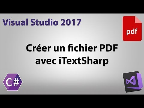 Tutoriel C# - Créer un fichier PDF et le protéger avec un mot de passe | iTextSharp