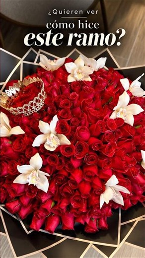 ¿A quién le regalarías este ramo gigante de rosas? 🌹