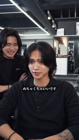 平成感漂うシースルーウルフスタイル