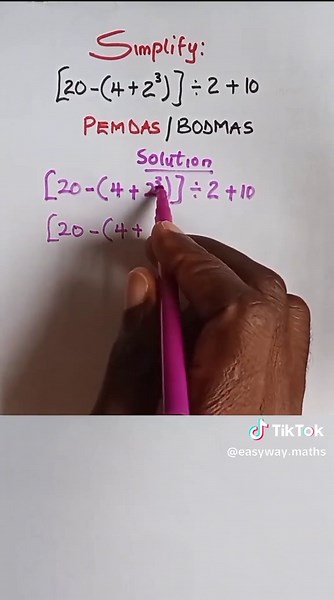 Understanding BODMAS/PEMDAS for Algebra