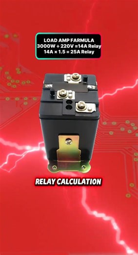 How Many Amp Relay Is Required? | Easy Relay Calculation Formula