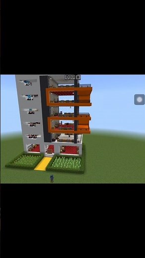 Minecraft Modern Luxury Apartment Tower 🏢 #minecraft#minecraftbuild #minecraftsurvivalseries100days