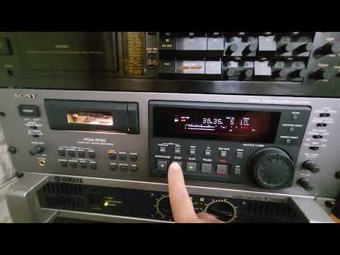 SONY PCM-R700 4-Motor 4-Heads Direct Drive DAT RECORDER