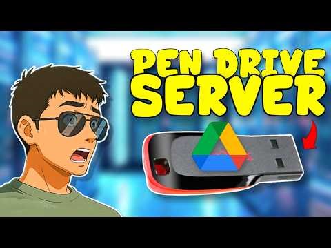 I turned my old pendrive into a home server!