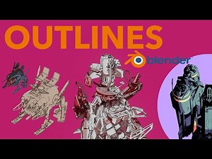 Outlines in Blender (Basics of Freestyle, Line Art Modifier and Inverted Hull)