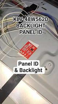 Sony 48W562D 5-Time Blinking Error - Backlight Testing Hack! 🛠️