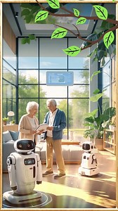 The smart elderly care industry is projected to exceed 500 billion yuan, with over 3,000 smart nursing homes spread across the country. Here, smart bracelets monitor health 24/7, voice assistants remind seniors to take their medicine, and doctors are available for online consultations anytime. The elderly can now enjoy a "high-tech" life too! Bonus Scene Time! There's a "spring sapling" growing quietly in the animation. Can you spot it? #TechForSeniors#ElderlyCare#HealthcareTech#Aivision | Real 