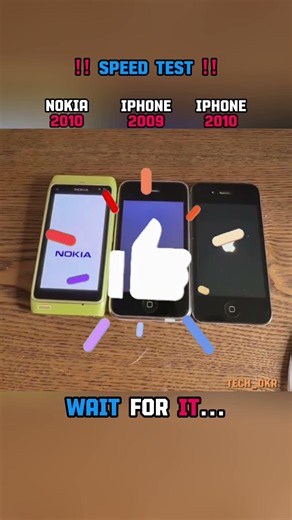 ⚡🫠 NOKIA 2010 VS iPHONE 2009 VS iPHONE 2010 SPEED TEST!! 🚀