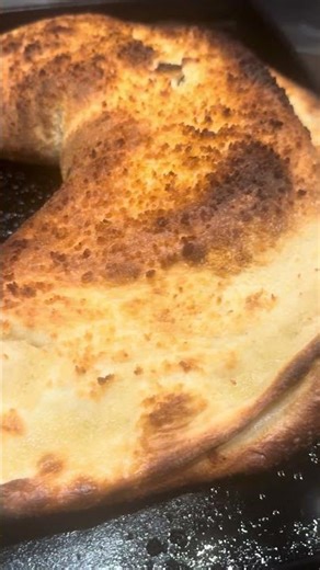 Spinach calzone baked to perfection #delicious #pizza #cooking