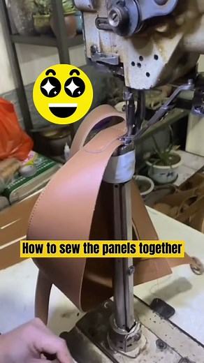 how to sew the panels to be a finished bag?#businesscheck #handbagtiktok #bagfactory #oem #bag