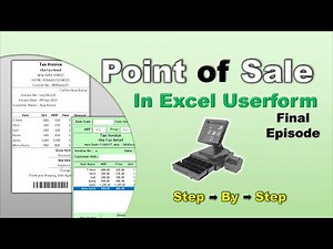 PoS (Point of Sale) in Excel - Part 3 | Barcode enable billing Software | Excel Vba