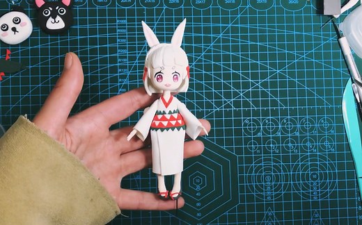 【超轻粘土】粘土手工 山兔教程 新手教程