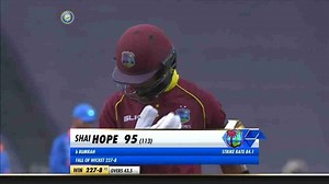 IND vs WI 2018, 3rd ODI: Shai Hope Wicket | BCCI.tv