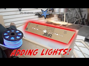 Adding LED Lights Into Subwoofer Box | Tesla Plaid Project Episode 9