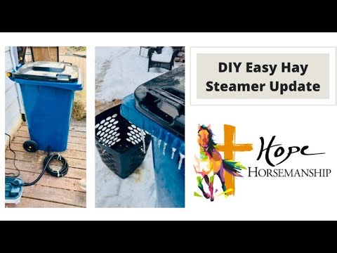 UPDATE: how is the DIY hay steamer performing in deep winter?
