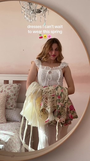 dresses I can’t wait to wear this spring 🌸🌼🍒 #springoutfit #springdresses #summerdress