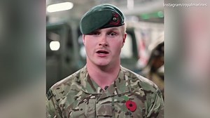 'For those who have died': Royal Marine shares Remembrance Day poem