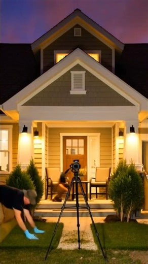 Luxury Craftsman 🏠 Transformation | Dream Home Exterior at Blue Hour #housetour