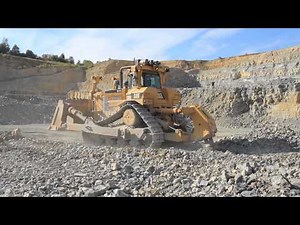 CATERPILLAR D11T Bulldozer in Action