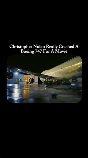 Christopher Nolan Club on Instagram: "Christopher Nolan is famous for using practical effects, and one of the standout moments in his 2020 film Tenet is the jaw-dropping plane crash scene. Instead of relying on CGI, Nolan staged the sequence with a real Boeing 747. The scene shows a cargo plane colliding with a building in a massive explosion, filmed at Victorville Airport with a retired aircraft. Nolan believed crashing a real plane would be more convincing and even more cost-effective than dig