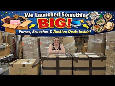 We Launched Something BIG! 💻 Purses, Brooches & Auction Deals Inside!