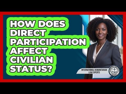 How Does Direct Participation Affect Civilian Status?