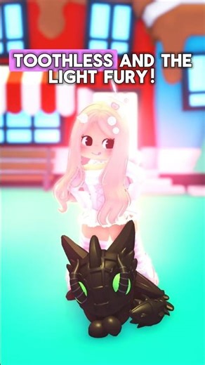 Tutorial for Toothless & The Light Fury! #adoptmeroblox #roblox #newgameinroblox