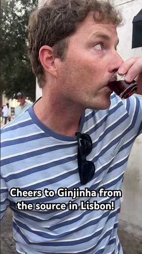 Try Lisbon’s Ginjinha (cherry liqueur)! #lisbonportugal #lisbon