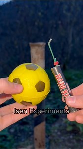 Make Cannon Cracker Football Launcher #experiment #firecrackers #fireworks #crackers #pyro #new #lifehacks #lifehack #trick #tricks #how #howto #howtomake #satisfying | Isen Experiments