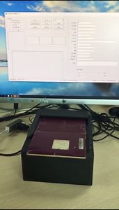 YUUSFJI Passport Scanner,Ultra-Thin Passport Reader, Portable Scanner and Reader with Automatic Recognition