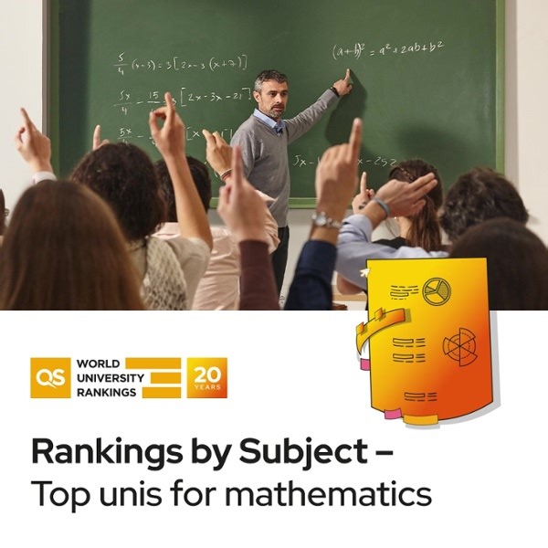 Thinking about studying Maths at uni?  These are the top 5 places to study according to the QS World University Rankings by Subject! Which uni gets your vote? See the full ranking and find out more about applying to these top-ranked unis: https://eu1.hubs.ly/H06Nj3J0 #QSWUR #StudyMaths | QS Top Universities | Facebook