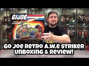 Walmart Exclusive Retro GI JOE A.W.E Striker & Crankcase Unboxing & Review! Plus A Bonus Wild Story