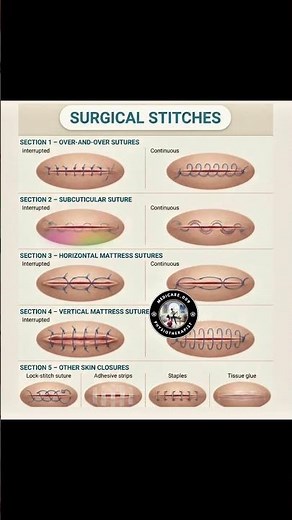 Surgical Stitches (Sutures) Explained | Types, Uses & Techniques in Surgery