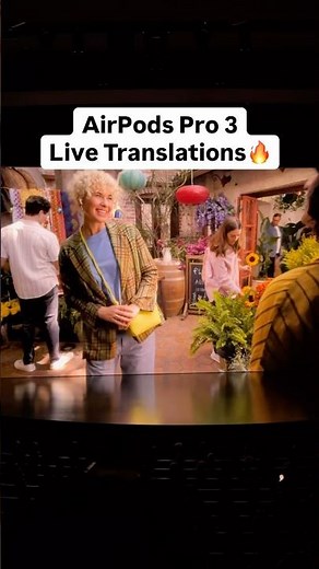 AirPods Pro 3 Live Translation🔥