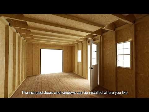 Complete Walk-Through of the Best Barns Hampton Wood Shed Kit