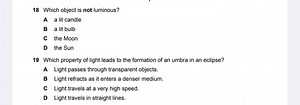 Which object is not luminous?A. a lit candleB. a lit bulbC.... | Filo