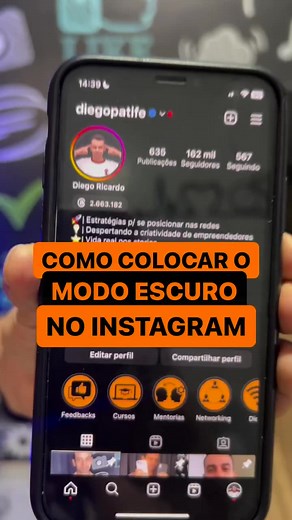 Como Colocar o Modo Escuro no Instagram: Guia Completo