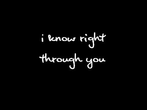 Alanis Morissette - Right Through You (Lyrics)