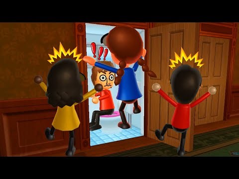 Wii Party Minigames - Toadette Vs Takumi Vs Pablo Vs Jackie (Hardcore Difficulty)