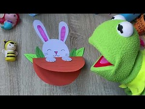 Eύκολη πασχαλινή κατασκευή με λαγουδάκι / Βήμα Βήμα / Νηπιαγωγείο - Δημοτικό