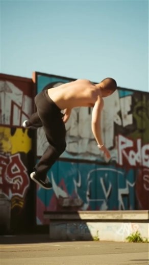 Person doing a double backflip with a full twist