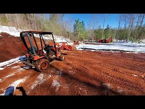 Earth Berm House #2 Snow Plowing inside