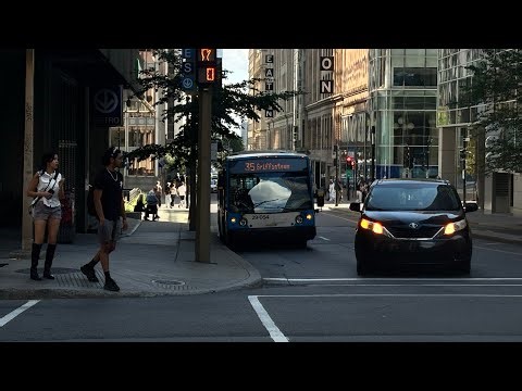 STM bus ride on route 35 Griffintown(29-054) Part one