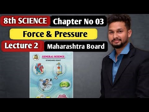 8th Science | Chapter 03 | Force & Pressure | Lecture 2 | Maharashtra Board |
