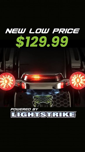 3.2K views · 29 reactions | Check out the new low price on our Crown Tail Light with LIGHTSTRIKE® Lighting! 勞 LIGHTSTRIKE® turns your run and brake lighting functions into an animated display of brilliant automotive grade LEDs, all from a download app! Learn more at www.Ciro3D.com. #ciro3d #ledlighting #harleydavidson | Ciro3D | Facebook