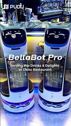 BellaBot Pro: Serving Up Drinks & Delights at Okito Restaurant